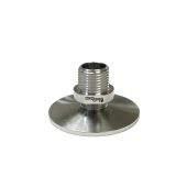 2 inch Triclamp by 1/2" Male NPT Thread adapter