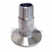 1.5" TriClamp x 1/2" Male NPS Adapter