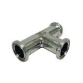 3/4" x 3/4" x 3/4" Stainless Steel TriClamp Tee