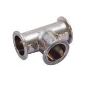 1.5" x 1.5" x 1.5" Stainless Steel TriClamp Tee