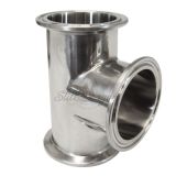 2" x 2" x 2" Stainless Steel TriClamp Tee
