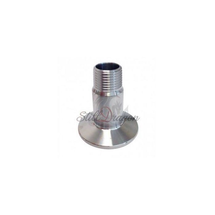 1.5" TriClamp x 1/2" Male NPS Adapter